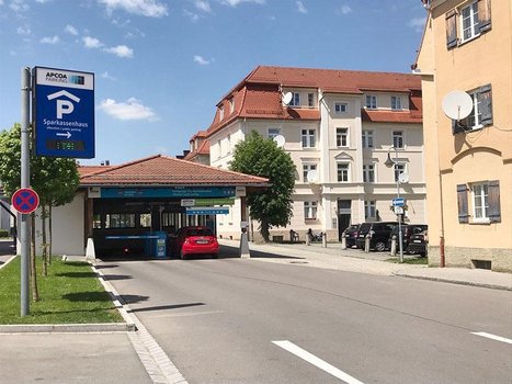 Parkgarage City Sparkassenhaus Füssen Einfahrt 1 Parkgarage City Sparkassenhaus-1