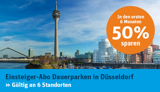 APCOA Einsteiger-Abo Dauerparken Düsseldorf
